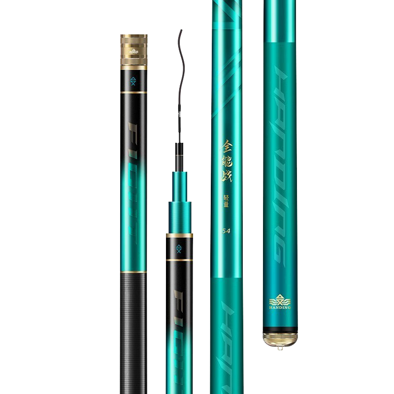 鱼竿的调性：19调、28调、37调、46调、55调